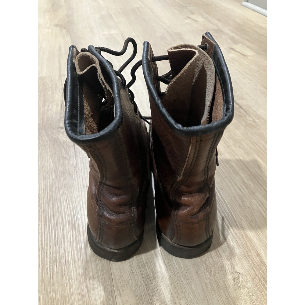 Vintage 70s Red Wing Leather Boots Crepe Sole High Top Women's Size 6.5 - Picture 6 of 15